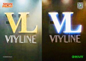 viyline acrylic sign 2
