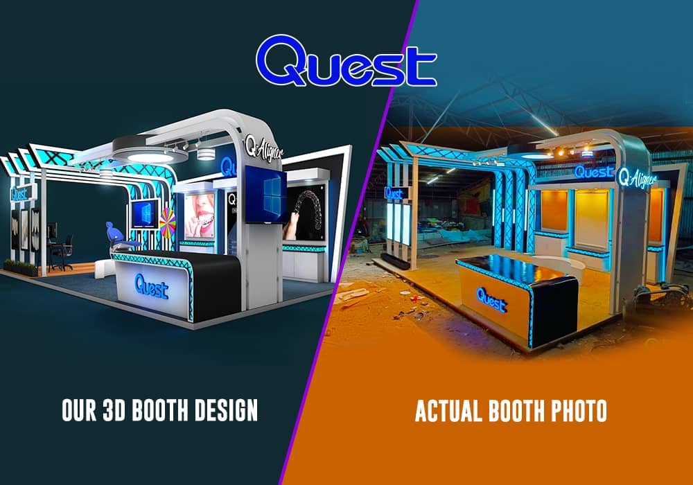 Booth Design vs Actual Quest min min