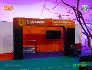 union bank innovation festival booth fabrication 24 min