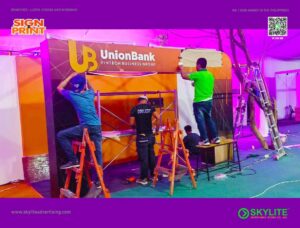 union bank innovation festival booth fabrication 28 min