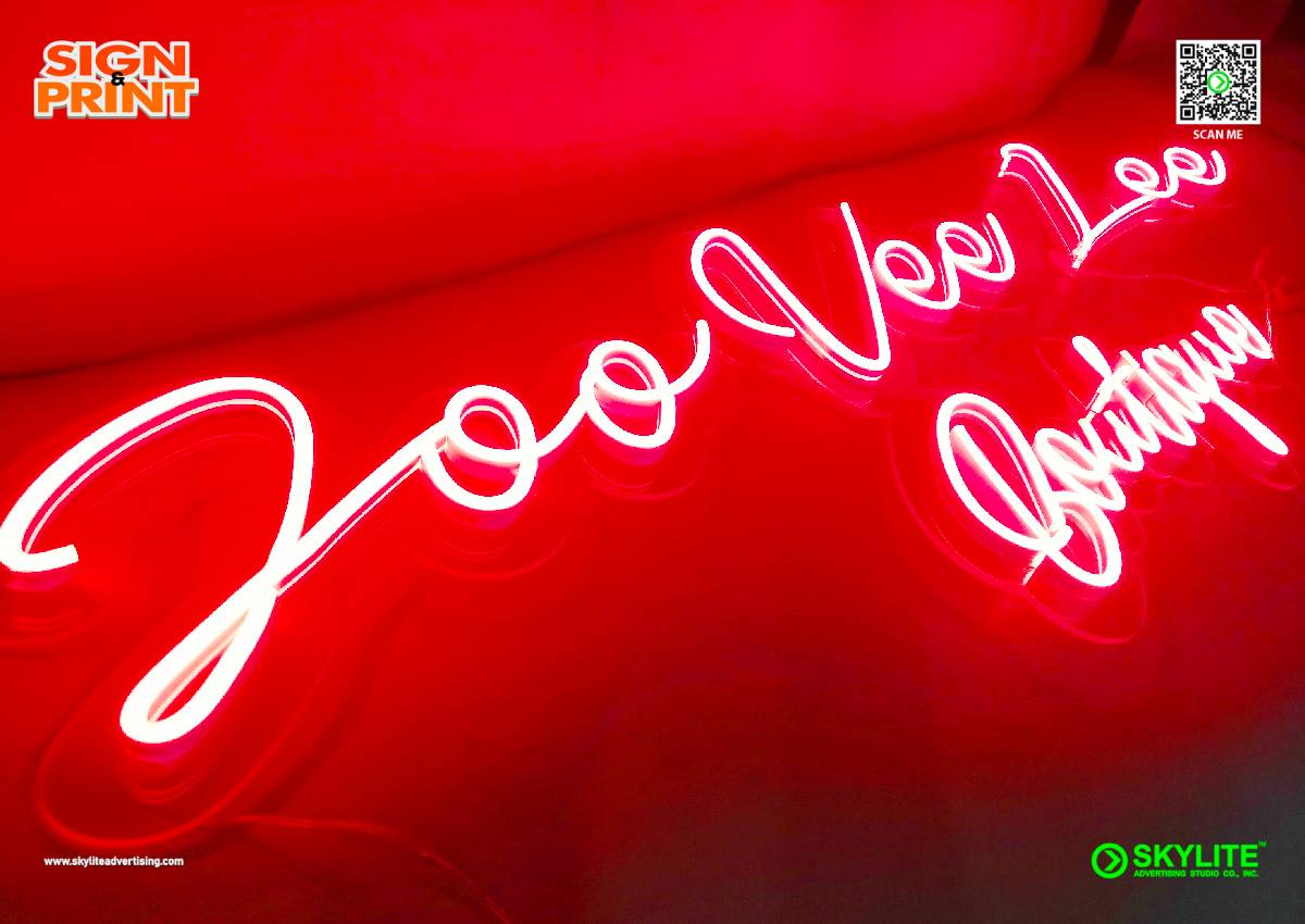 Joo Vee Lee Boutique Neon Sign 1