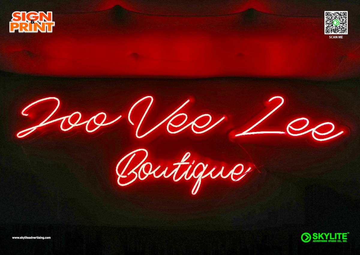 Joo Vee Lee Boutique Neon Sign 2