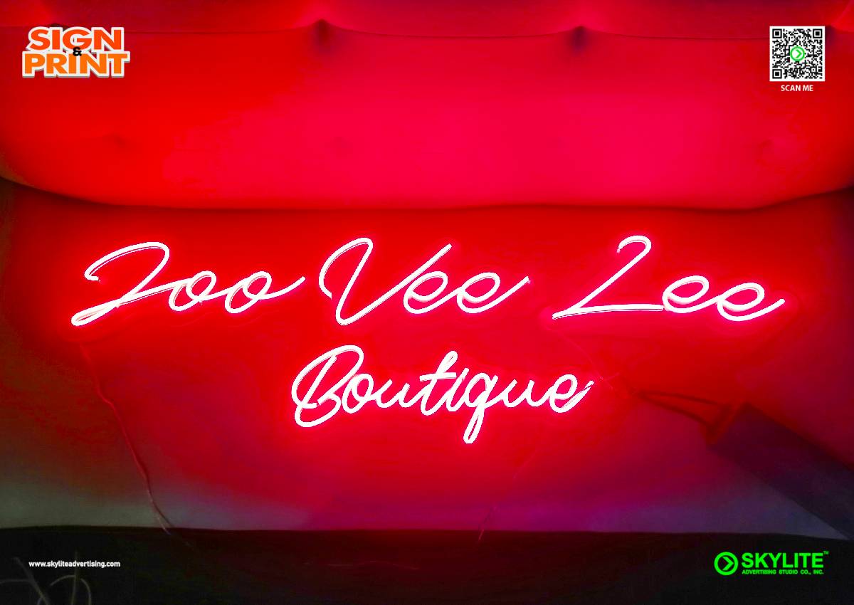 Joo Vee Lee Boutique Neon Sign 3