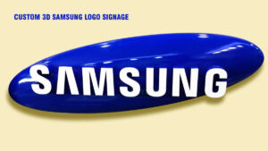 Samsung Molded Logo Sign orig