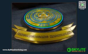 afp peacekeeping operations center brass etching sign 7