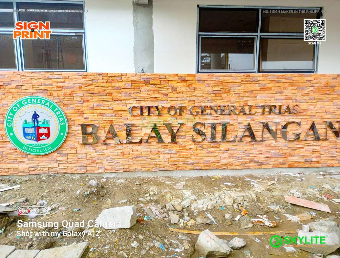 city of general trias stainless logo buildup letters 03 min