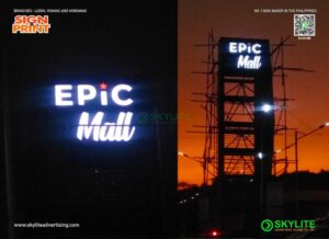 epic mall pylon signage 03