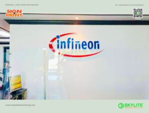 infineon board room signages 10 min