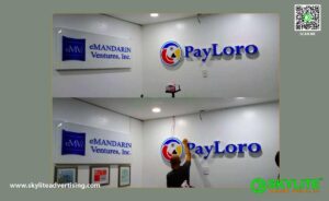 payloro custom company lobby sign 5