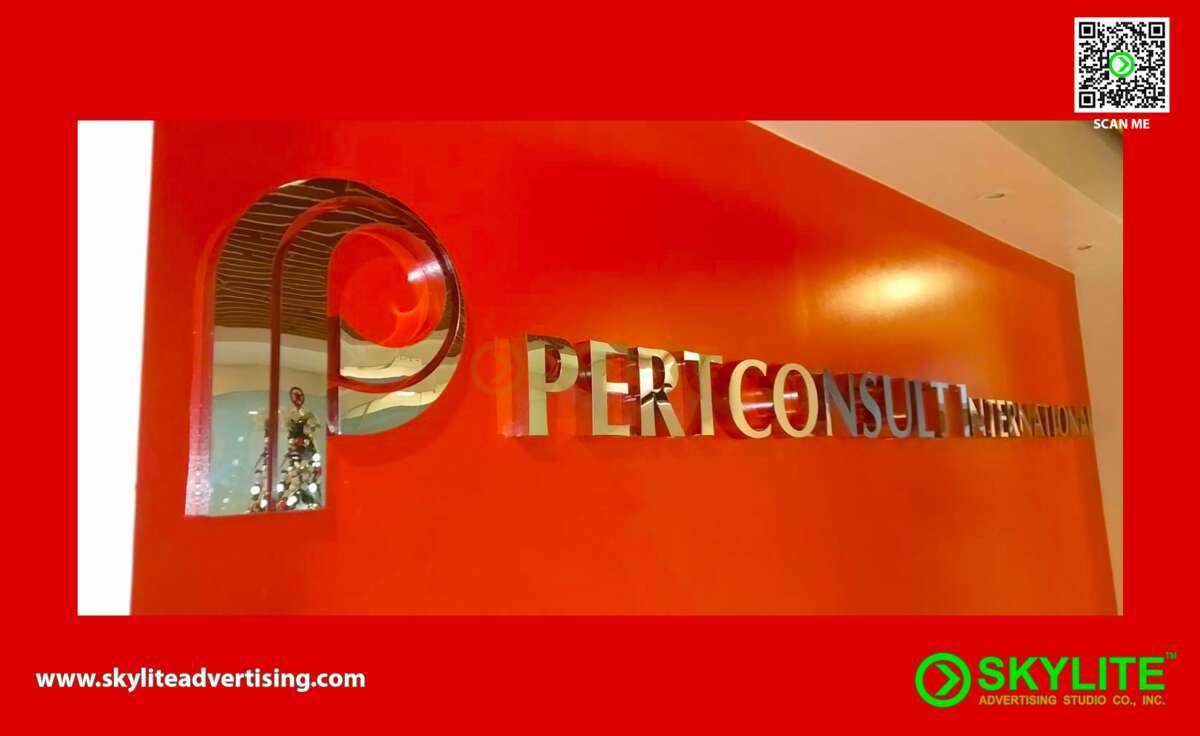 pertconsult international stainless sign 3