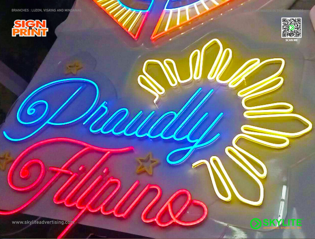 proudly filipino LED neon sign 01