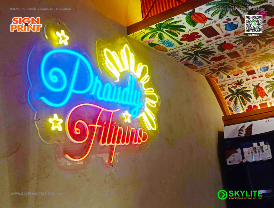 proudly filipino LED neon sign 02