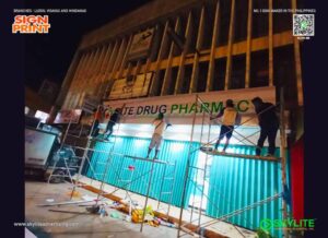rite drug pharmacy custom panaflex sign 01