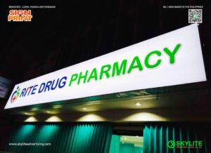 rite drug pharmacy custom panaflex sign 07