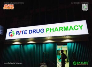 rite drug pharmacy custom panaflex sign 08