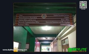 universidad de zamboanga donors wall and directional signs 2