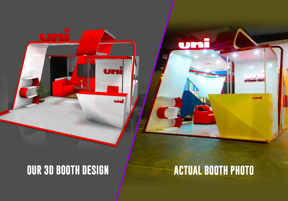 Booth Design vs Actual 3