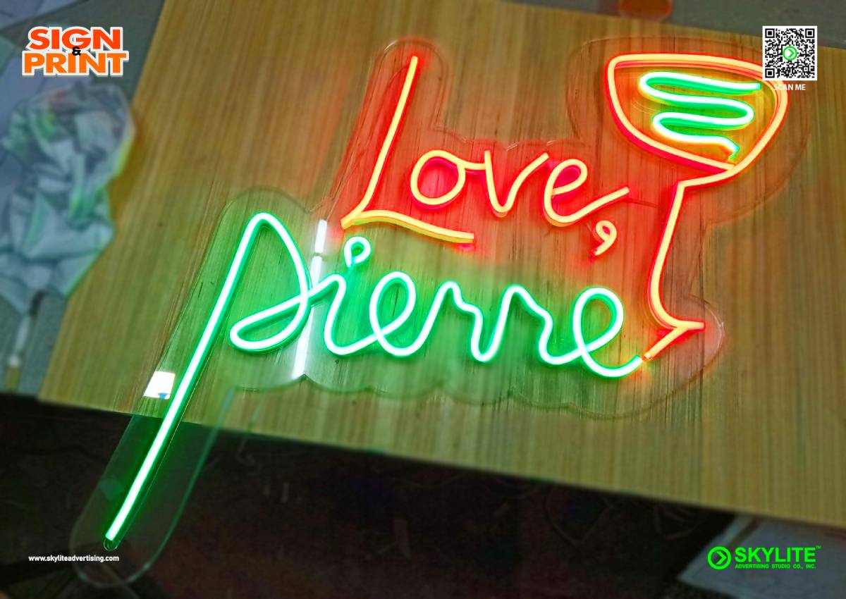 ricksha love pierre neon sign 3