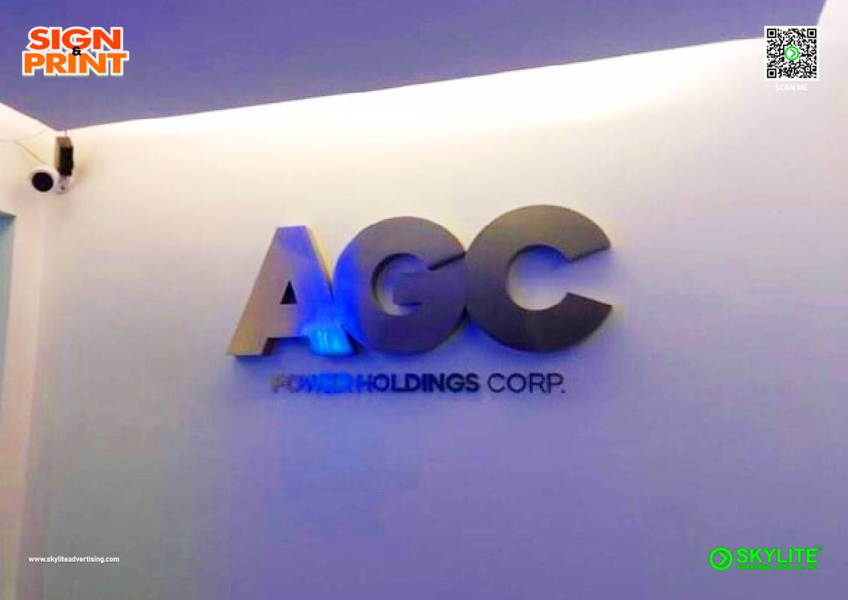 agc stainless build up sign 1