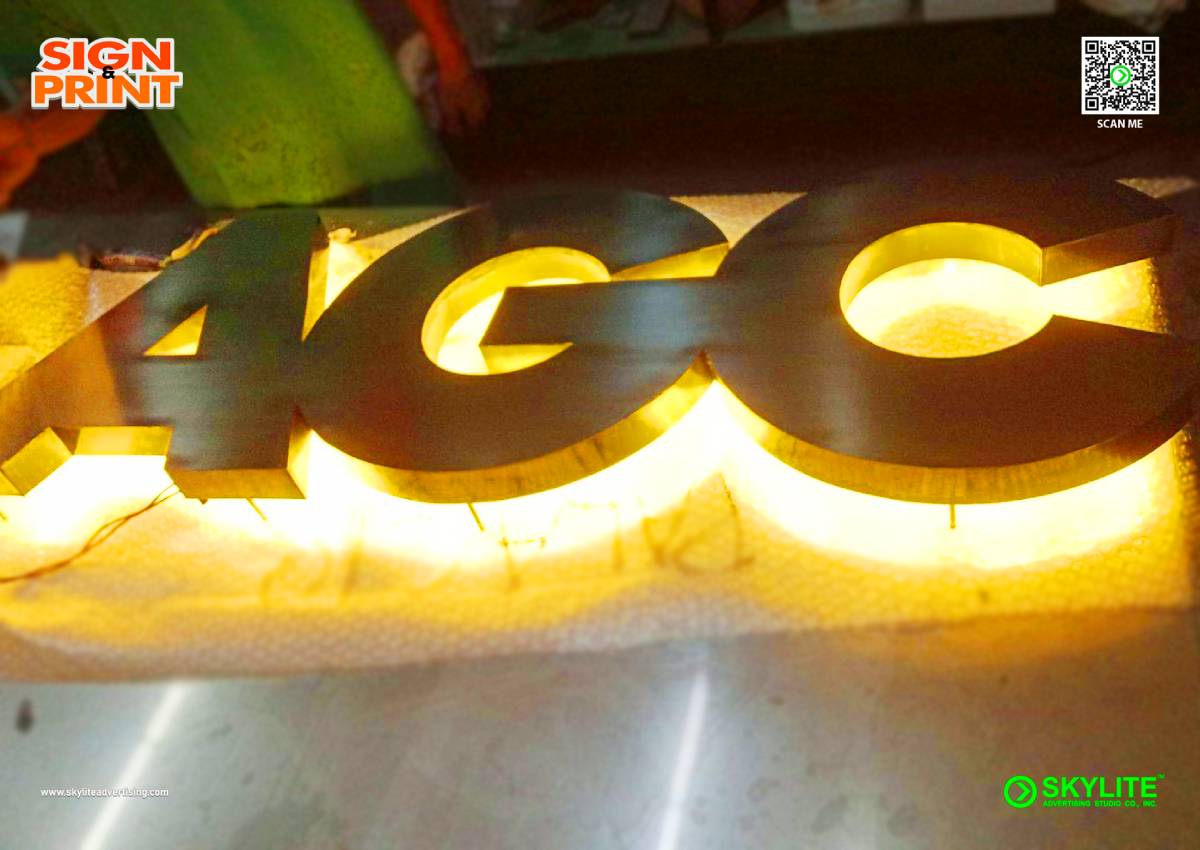 agc stainless build up sign 3