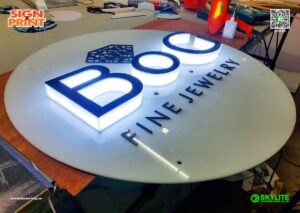 bog lighted acrylic sign 4