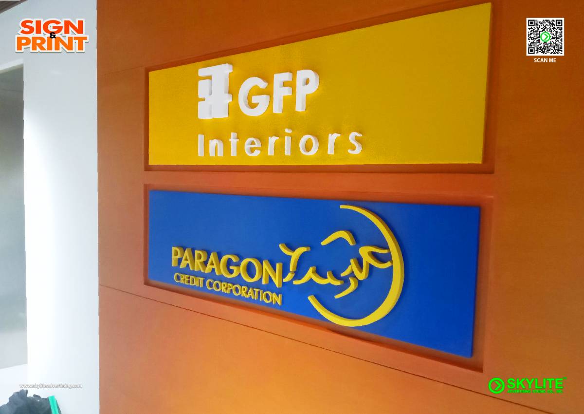 gfp paragon acrylic sign 2