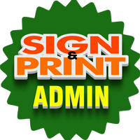 sign and print admin