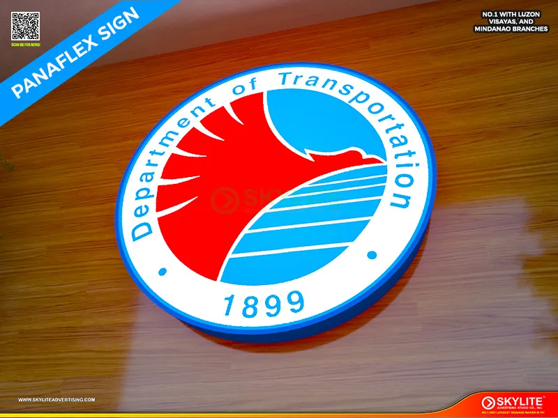 UV Printed Circular Panaflex Lightbox Sign