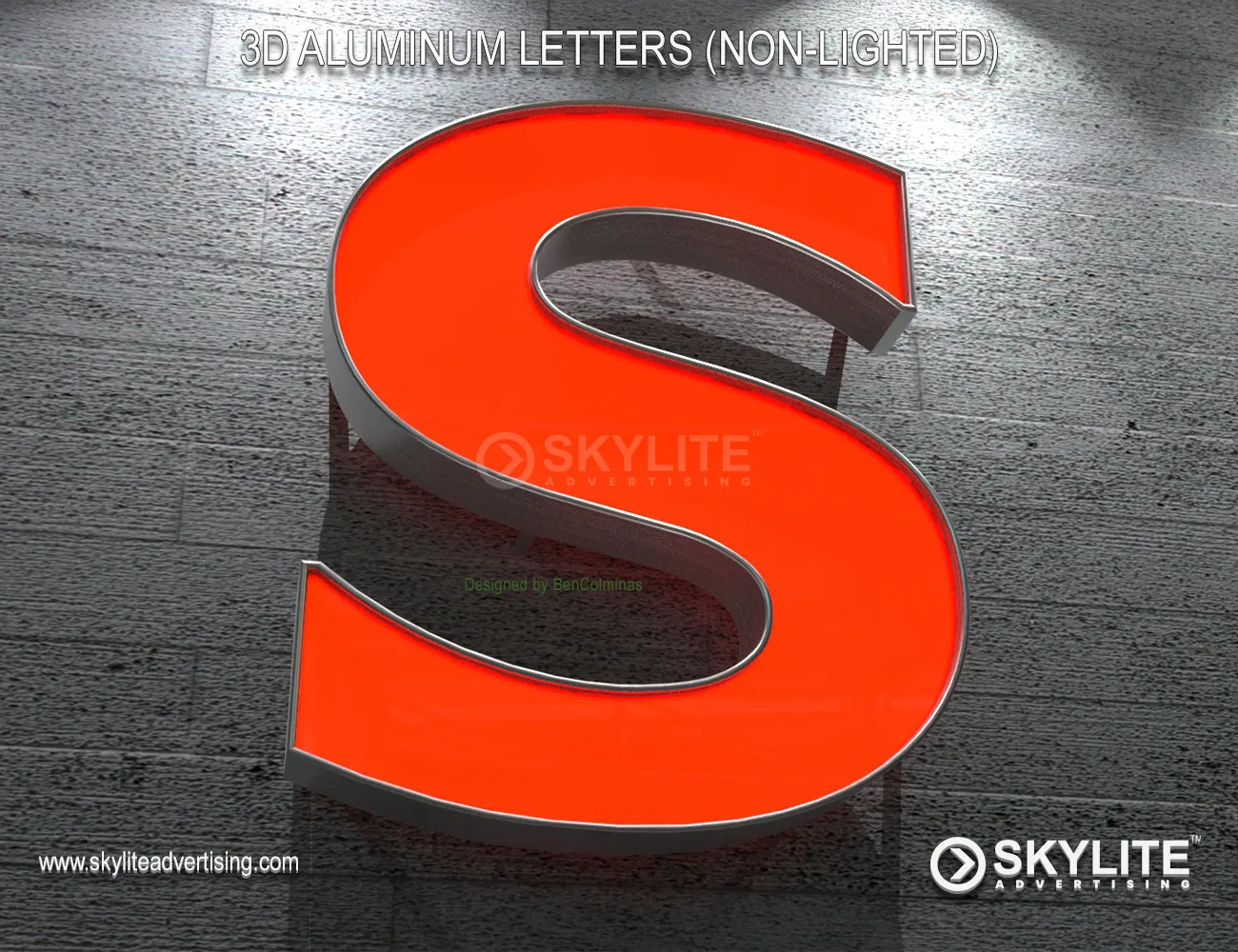 3D Aluminum Letters (Murang 3D Letters)