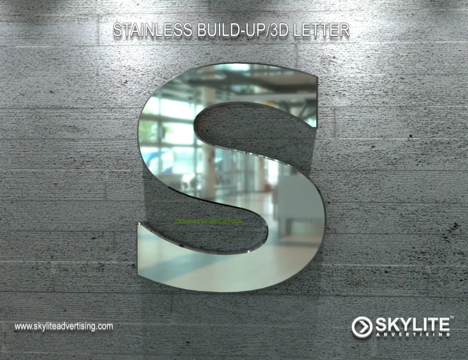 Custom-made Stainless Build-up Letters (3D Letterings)