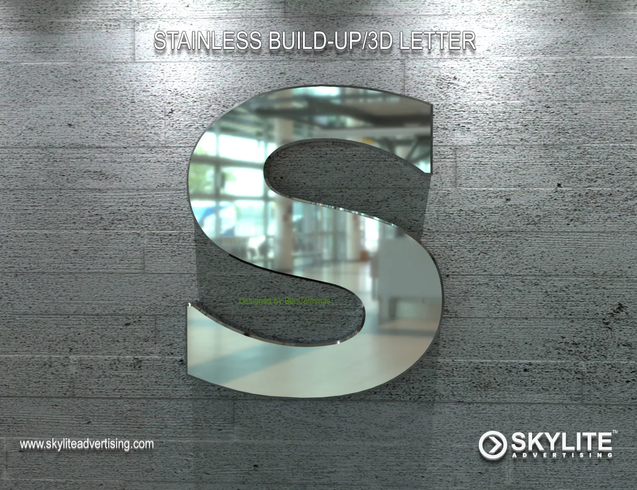 Custom-made Stainless Build-up Letters (3D Letterings)
