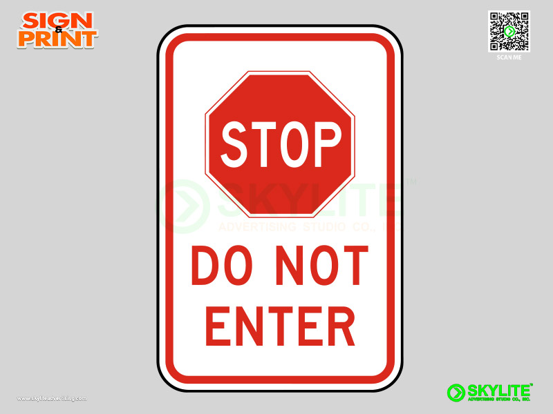 Do Not Enter Door Sign- Hanger